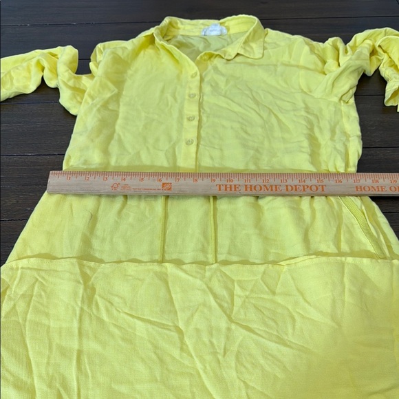Sita Murt Yellow Shirt Dress Euro Size 38 US Size 6 - Picture 8 of 13